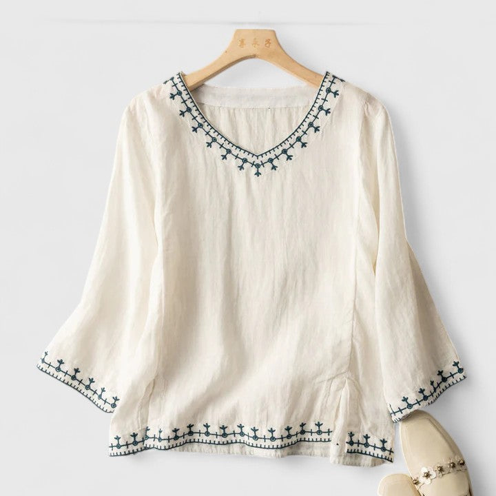 Taysia | Elegante Blusa con scollo a V