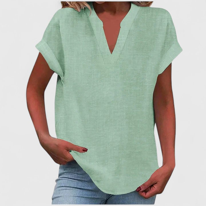 Xavinah | Blusa V-Neck Confortevole
