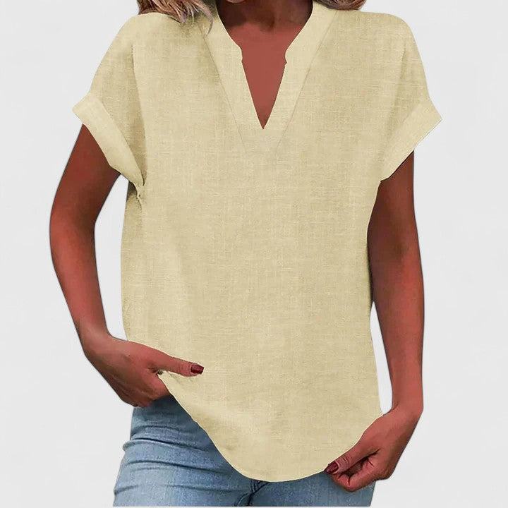 Xavinah | Blusa V-Neck Confortevole