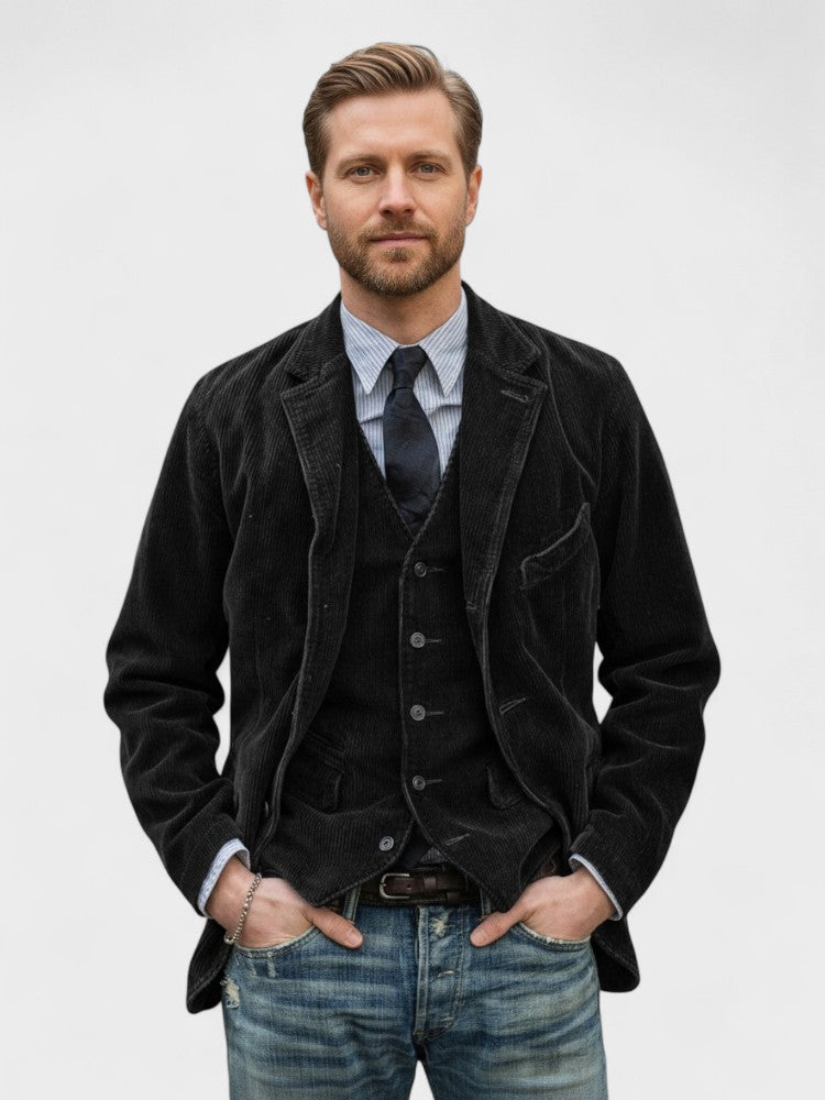 Radek™ | Giacca e gilet in stile vintage