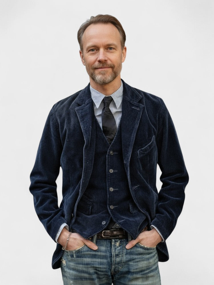 Radek™ | Giacca e gilet in stile vintage