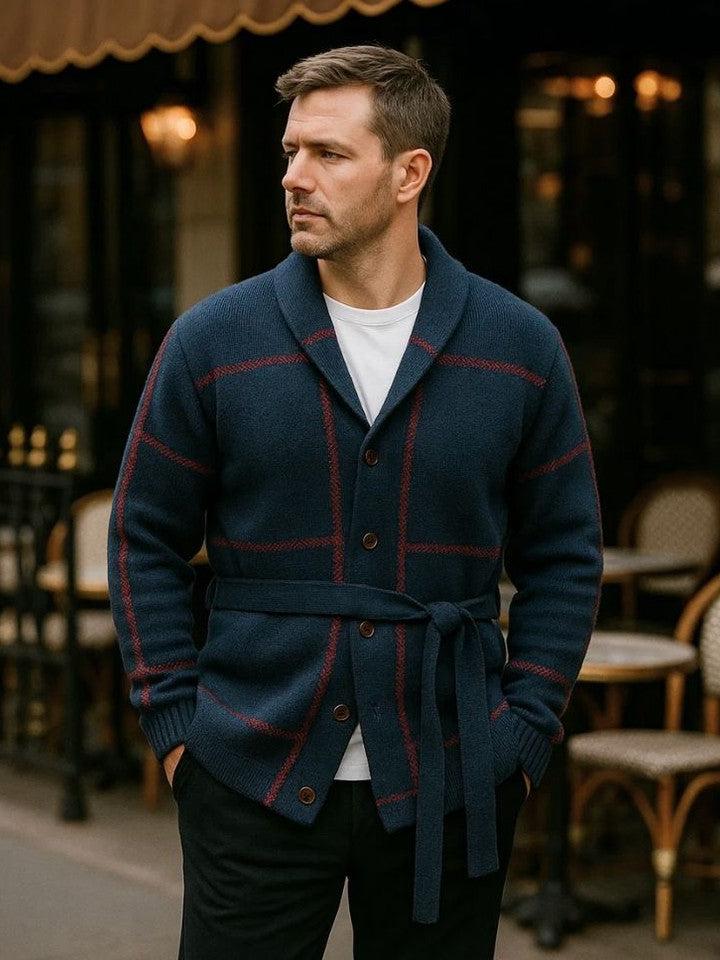 Rom™ | Giacca a maglia con cintura