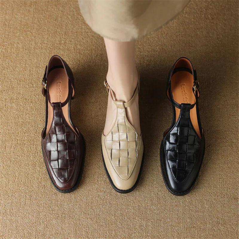 Celeste | Tacchi Vintage con Cinghie