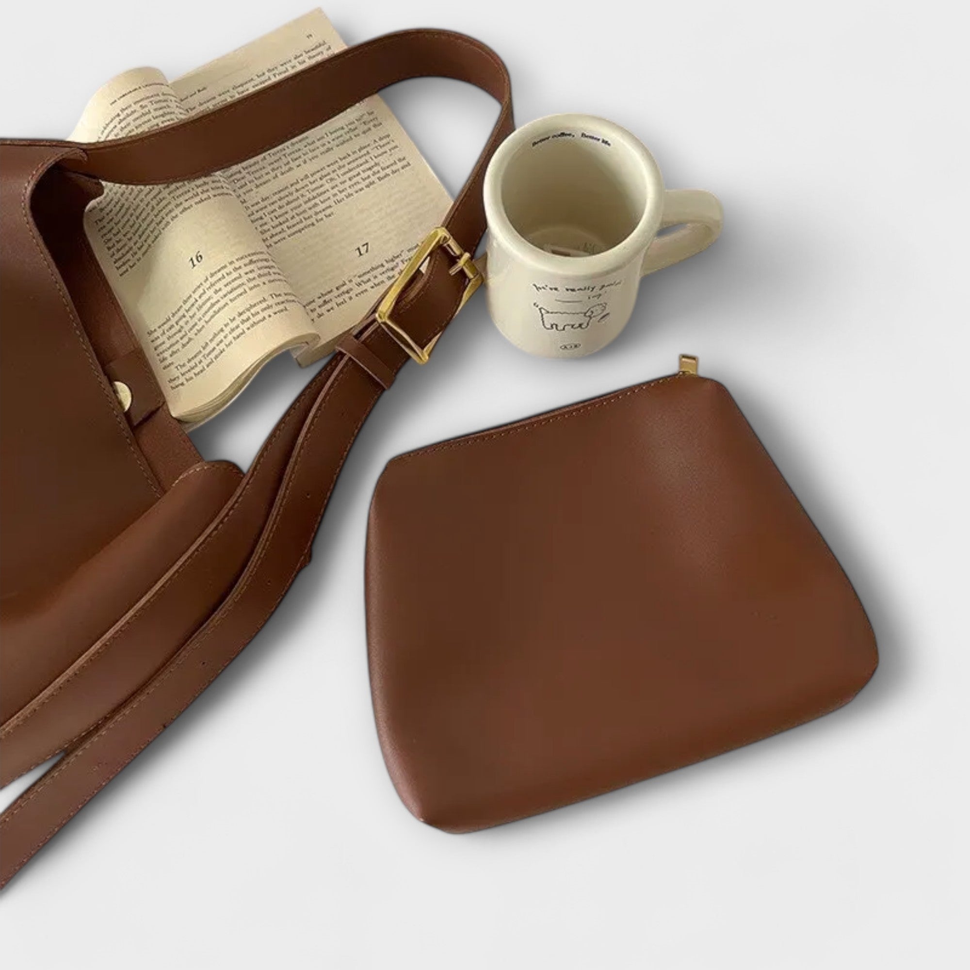 Olivia – Borsa a Spalla Elegante in Pelle