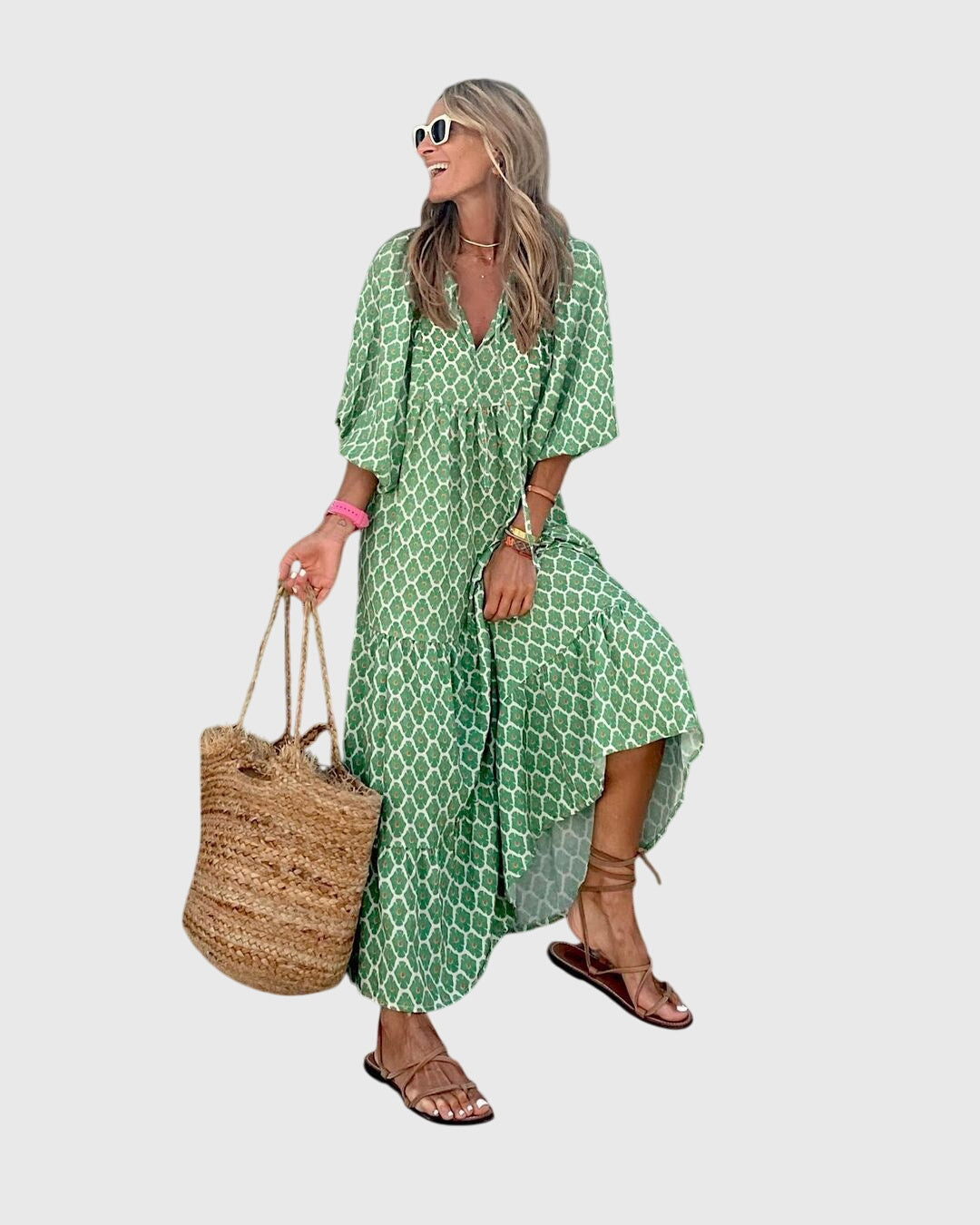 Sarah™ - Abito Maxi Boho