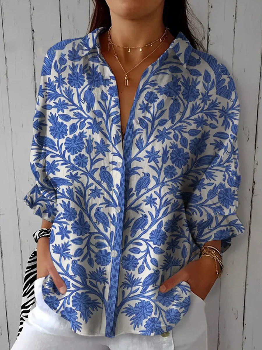 Frederikke | Blusa Giardino Blu