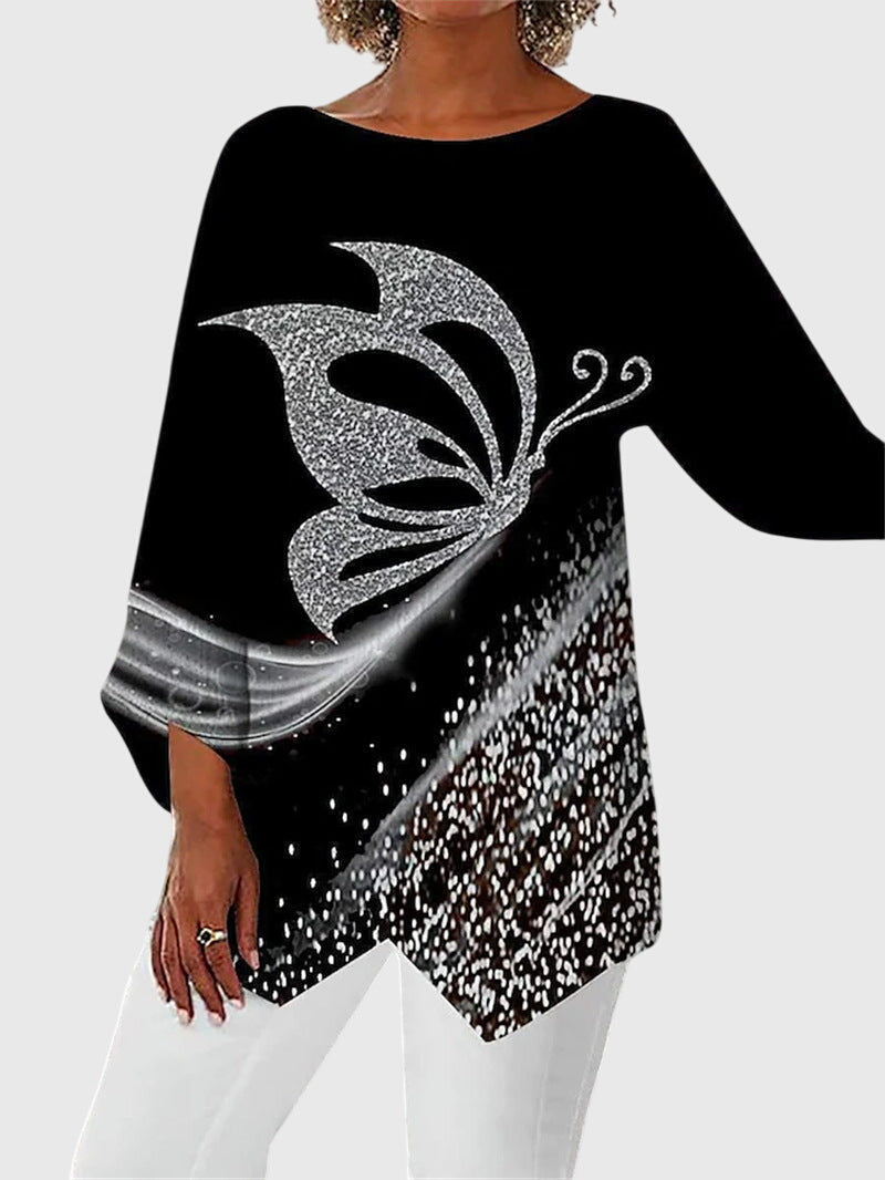 Alayah™ | Top Elegante con Collo a Giro