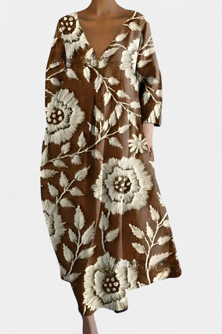 Isalinde | Abito V-neck Comodo