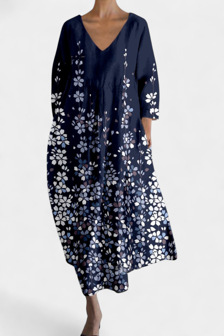 Isalinde | Abito V-neck Comodo