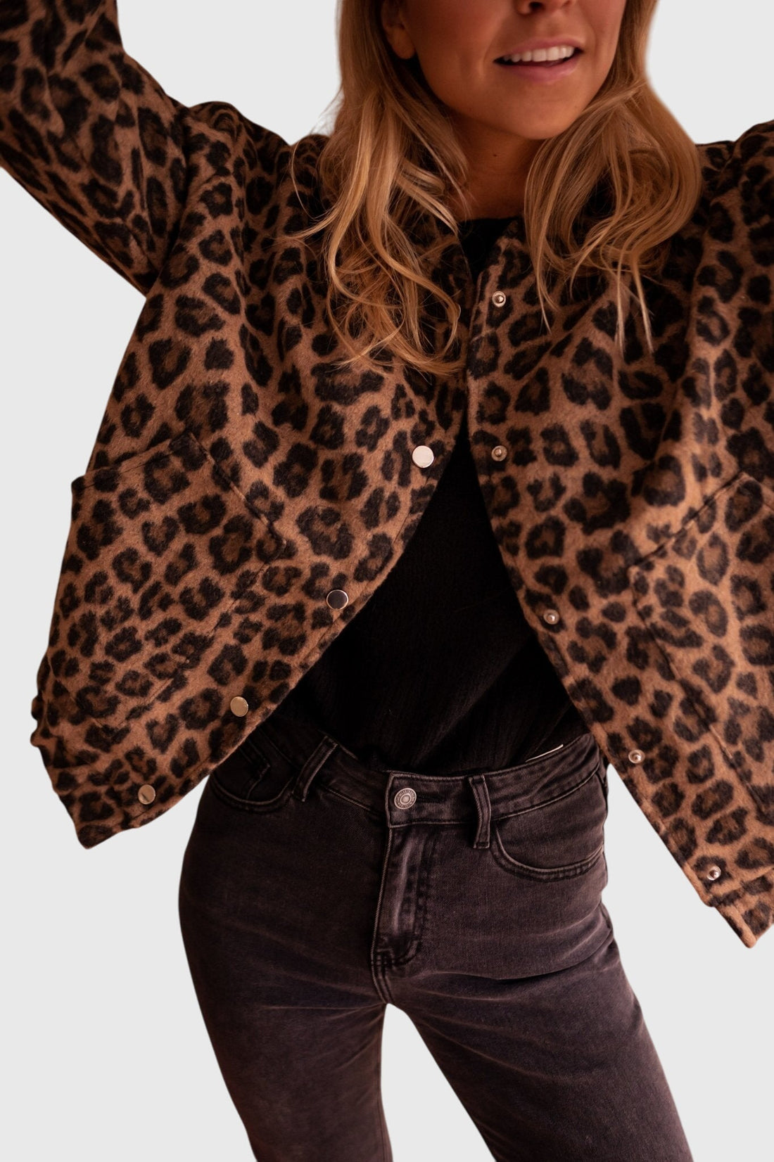 Elodie | Giacca Stile Leopardo