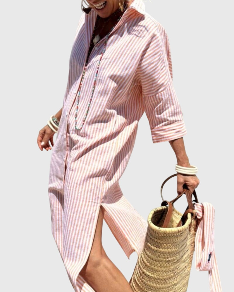 Ellen™ | Abito Striato Classico