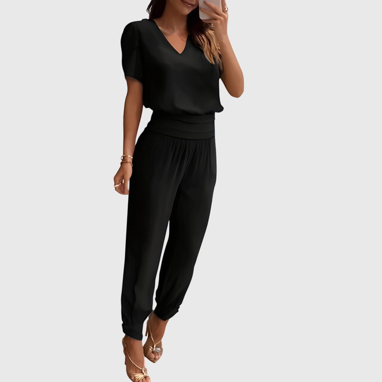 Jennifer™ | Set Blusa e Pantaloni Elegante