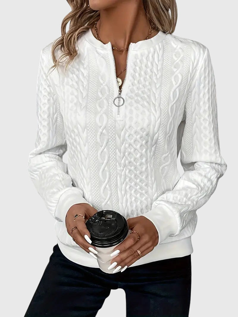 Nora™ | Maglione con Zip