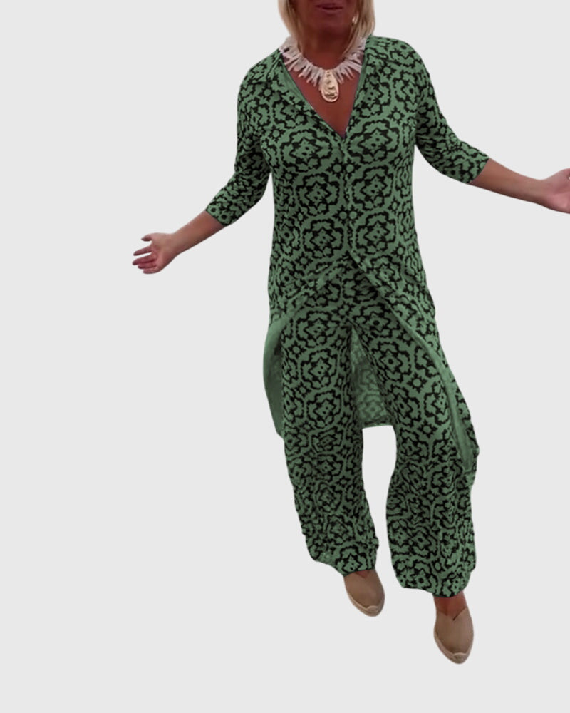 Gabriella™ | Elegante Completo Vintage in Due Pezzi