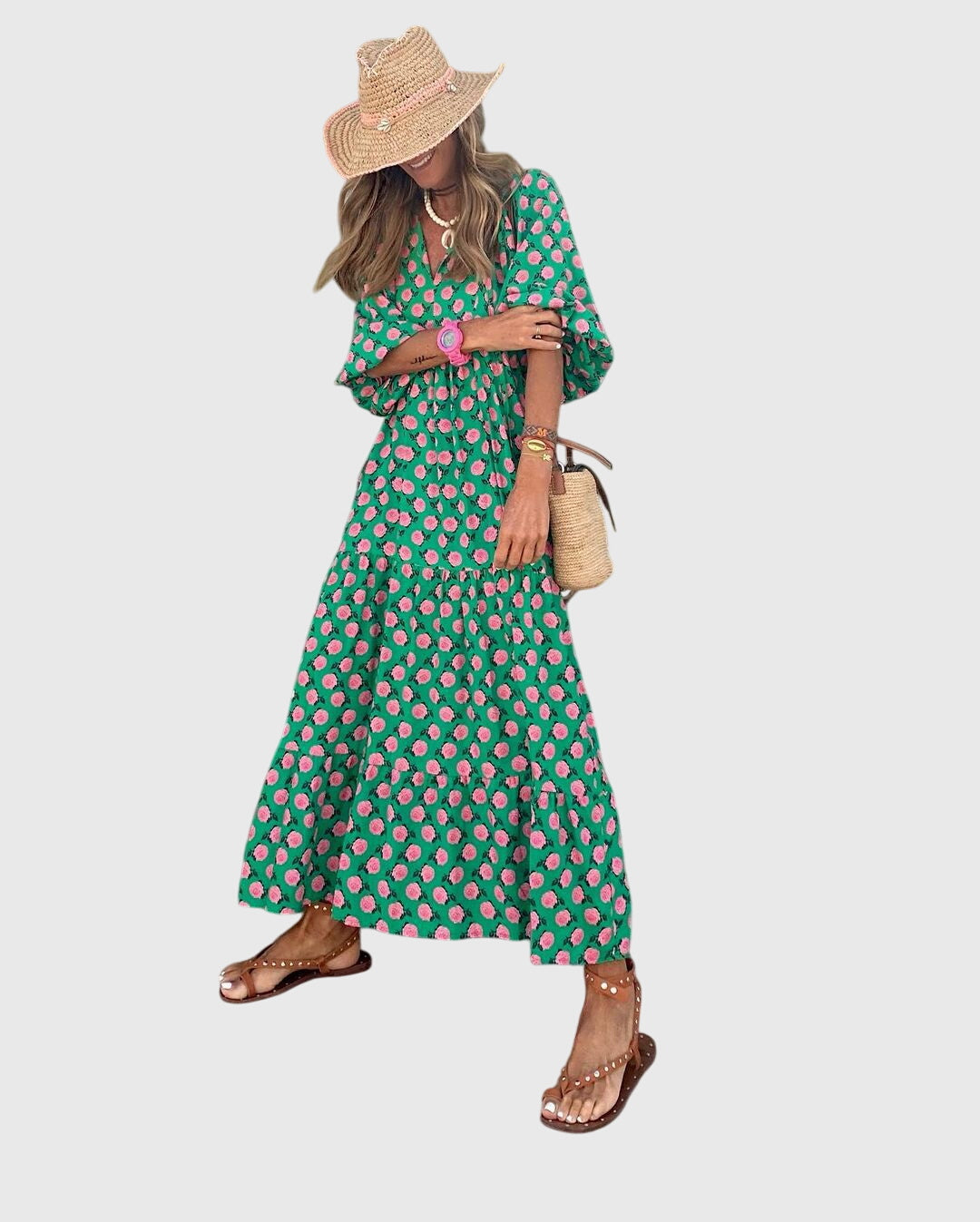 Sarah™ - Abito Maxi Boho