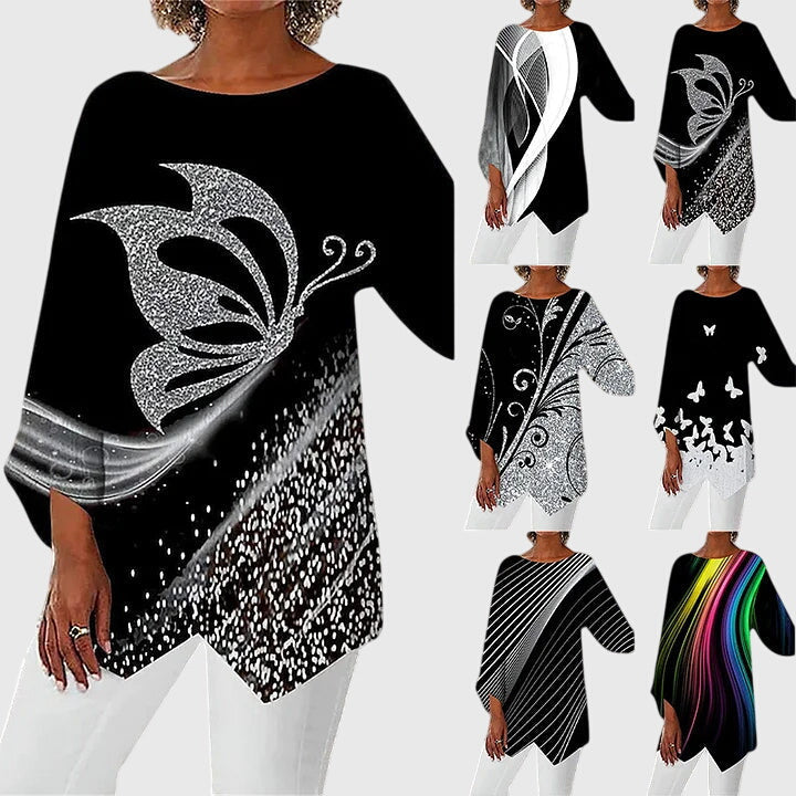 Alayah™ | Top Elegante con Collo a Giro