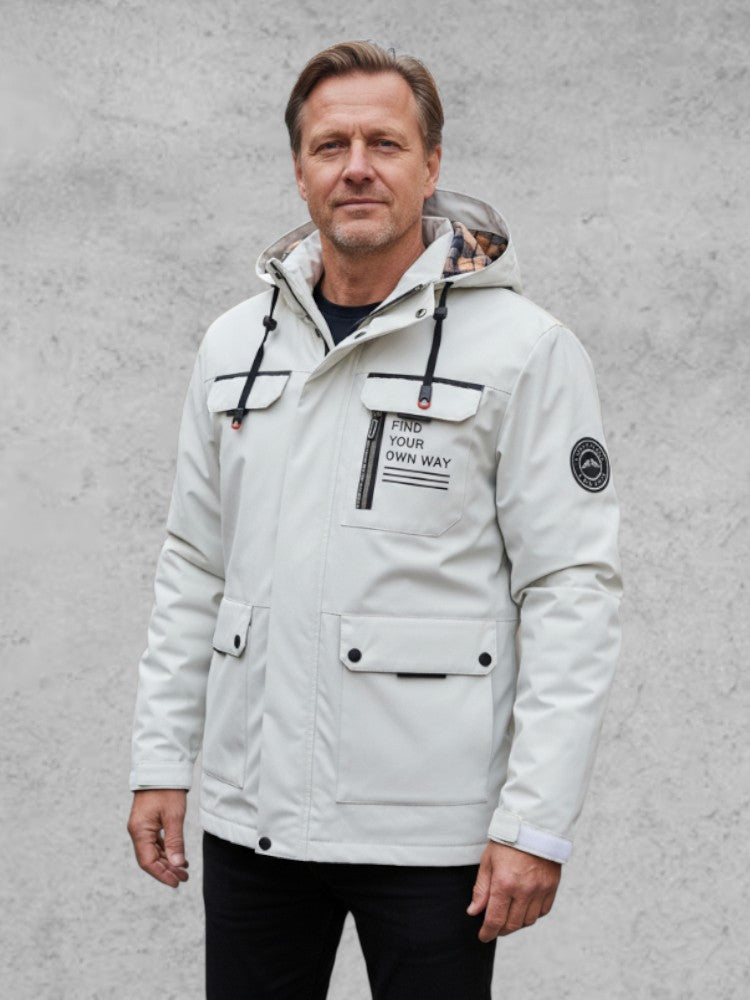 Harden™ | Giacca invernale da uomo con cappuccio