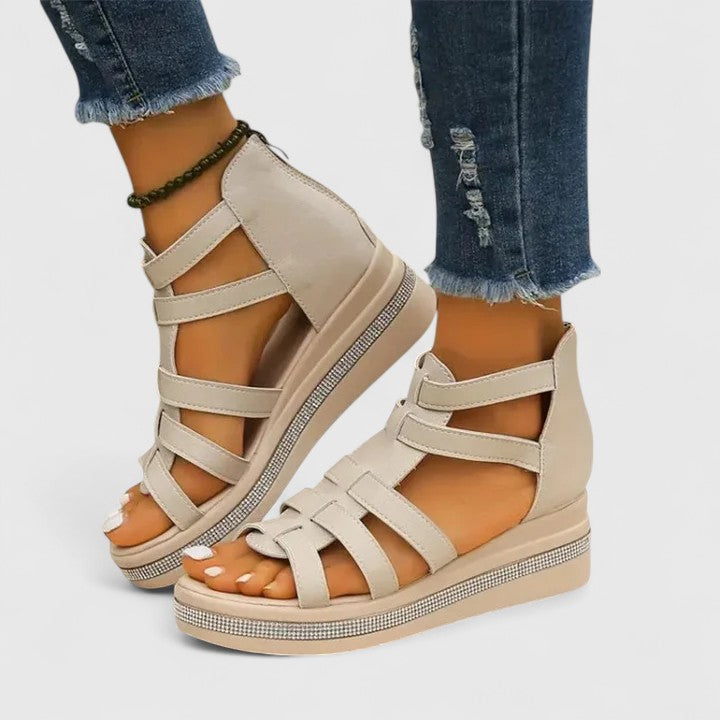 Kendall | Sandali Ortopedici con Strass